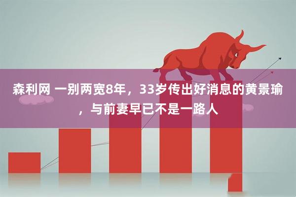 森利网 一别两宽8年，33岁传出好消息的黄景瑜，与前妻早已不是一路人