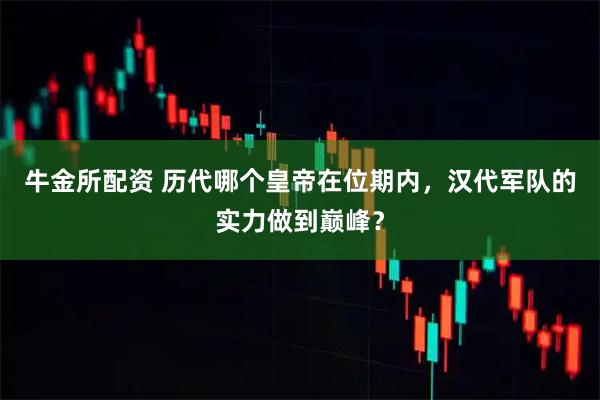 牛金所配资 历代哪个皇帝在位期内，汉代军队的实力做到巅峰？